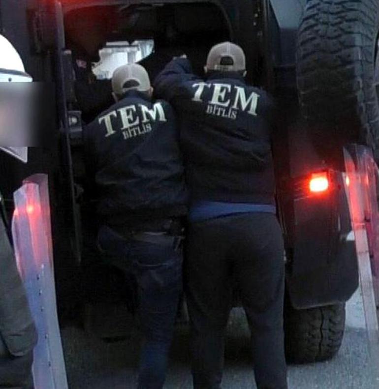 Bitlis merkezli terör operasyonu: Gözaltılar var
