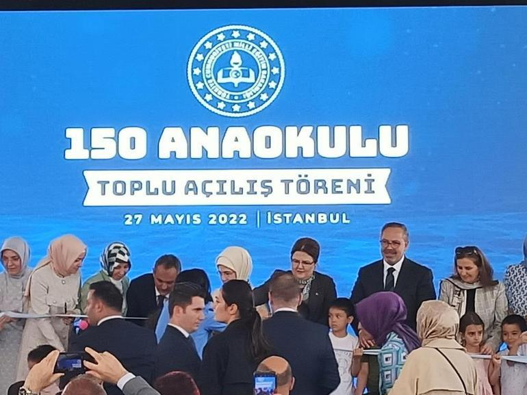 Emin Erdogan attends the opening ceremony of 150 kindergartens in Aviklar