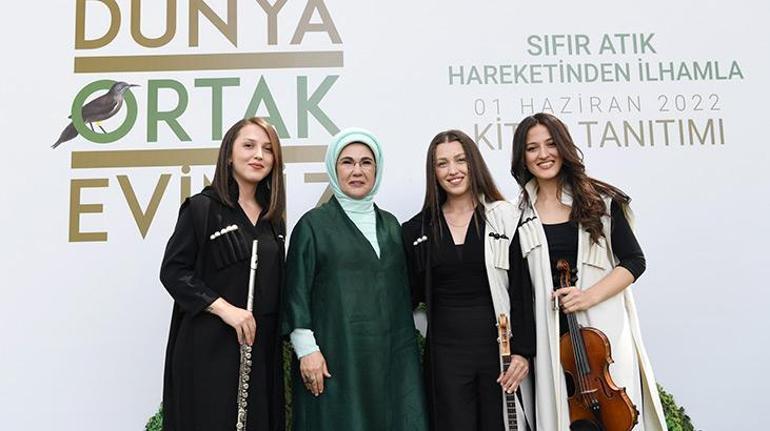 Emine Erdoğan, Dünya Ortak Evimiz yazarlarının çevre önerilerini dinledi