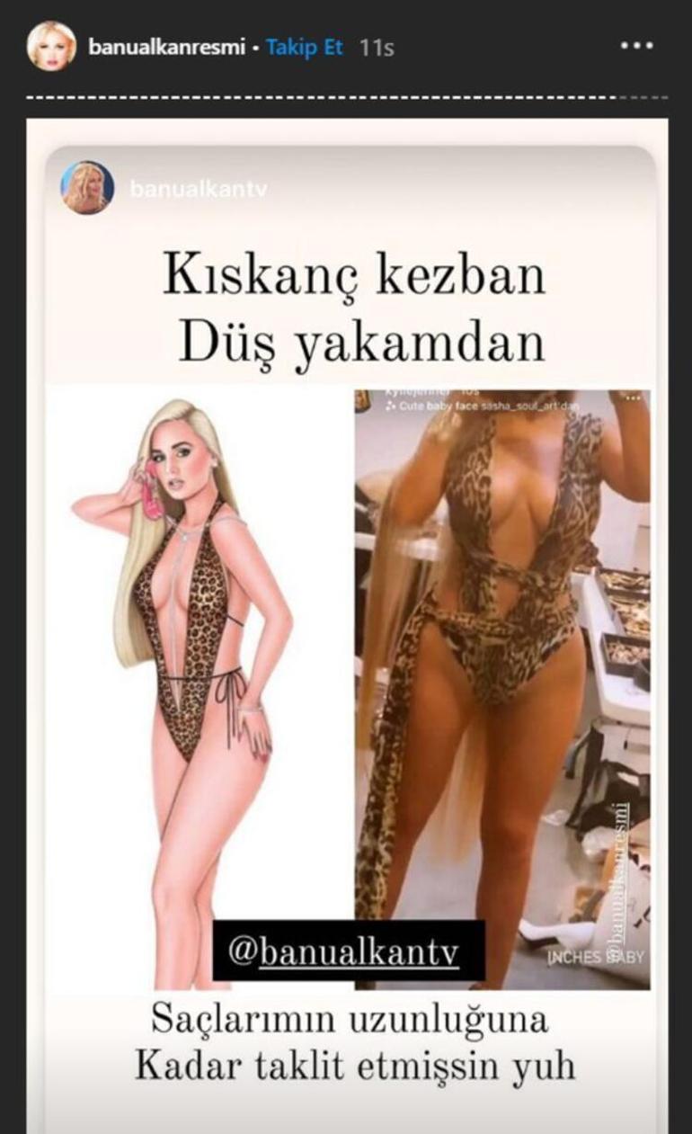 Banu Alkandan Aleyna Tilkiye: Me imitan con sus cinturas gruesas