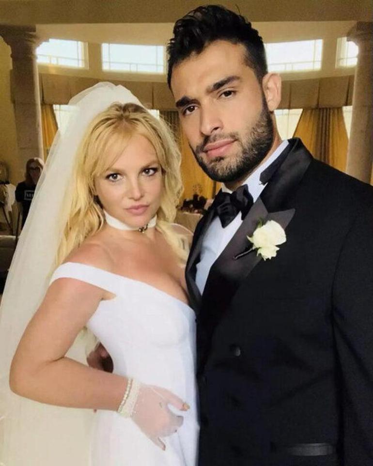 Primeras fotos de la boda de Britney Spears y Sam Asghari