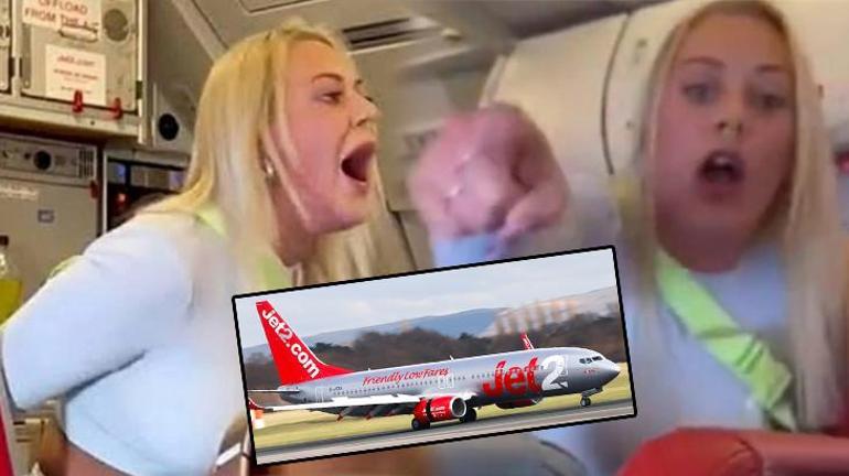 Uçakta pes dedirten hareket Sosyal medyayı salladı
