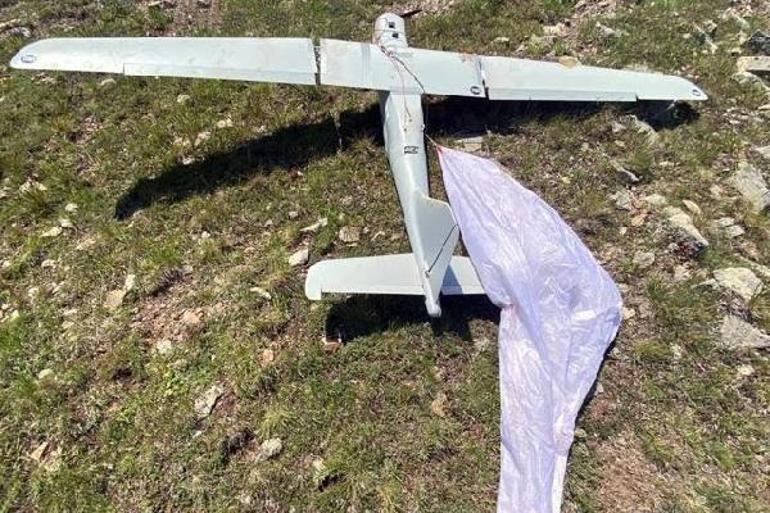 Gümüşhanede yaylaya Rus insansız hava aracı düştü