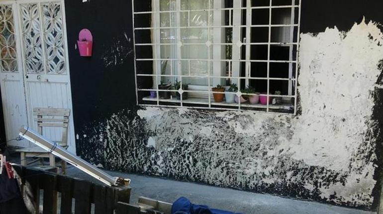 Katil, cenazeye katılmayan komşu çıktı Duvarı boyadılar ama kan izleri bulundu