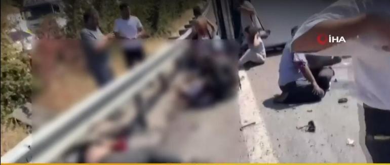 Gaziantepte zincirleme kaza 15 kişi hayatını kaybetti