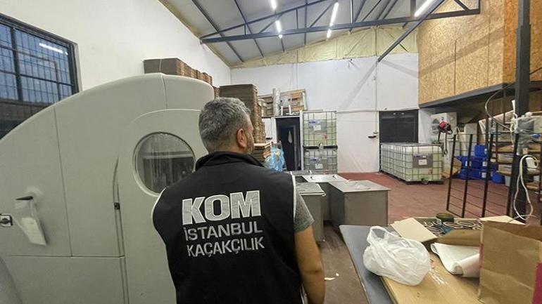 Beykoz’da kaçak tütün operasyonu Tam 1 ton 777 kilogram ele geçirildi