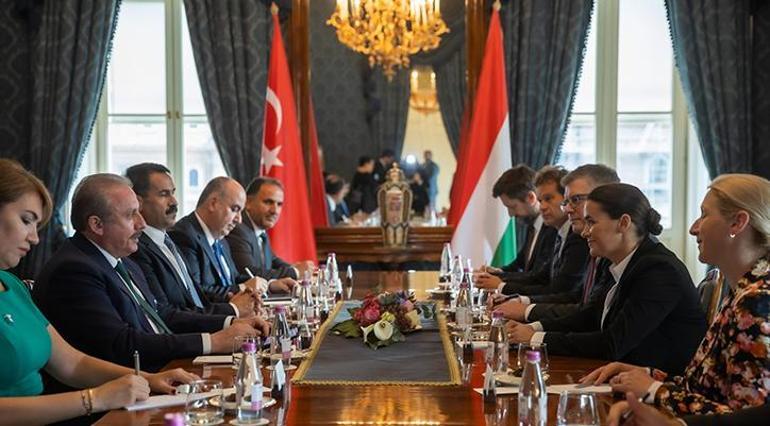 Meclis Başkanı Şentop Macaristan Cumhurbaşkanı Novak ile görüştü