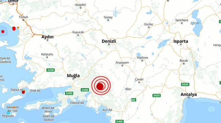 Muğlada korkutan deprem Antalya, Denizli ve İzmirde de hissedildi