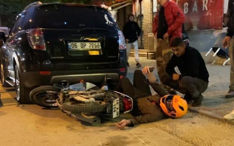 Luogo: Bursa Immagine sorprendente dopo l'incidente... Ha subito abbracciato il telefono