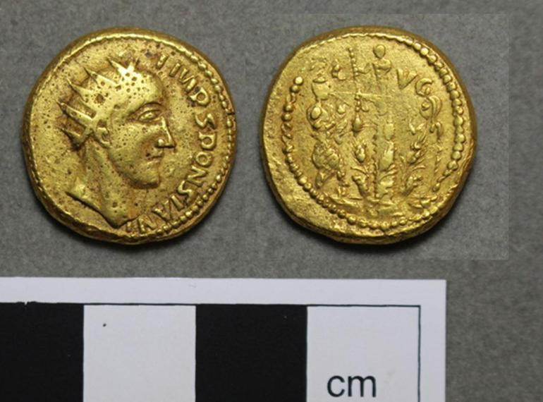 2 bin yıllık altın para bulundu, sahte imparator gerçek çıktı: Sponsiano