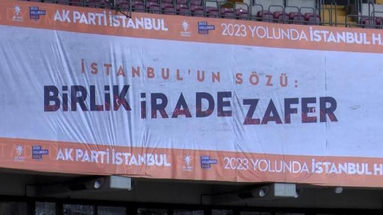 İstanbulda büyük coşku AK Parti teşkilatı Galatasaray NEF Stadyumunda buluştu