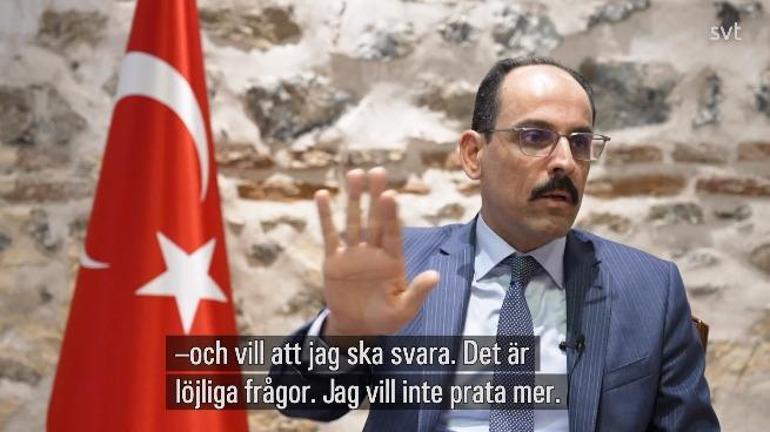 İsveç televizyonunda skandal Sözcü Kalın provokasyona geçit vermedi: Önce dürüst gazetecilik yapın