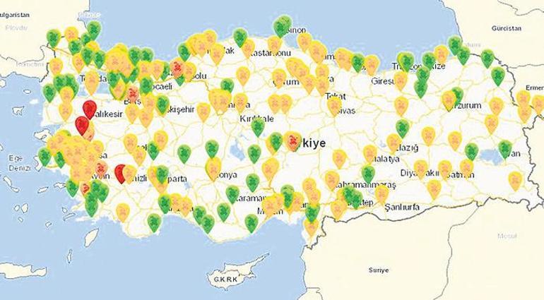 Türkiye’nin hava kalitesi orta