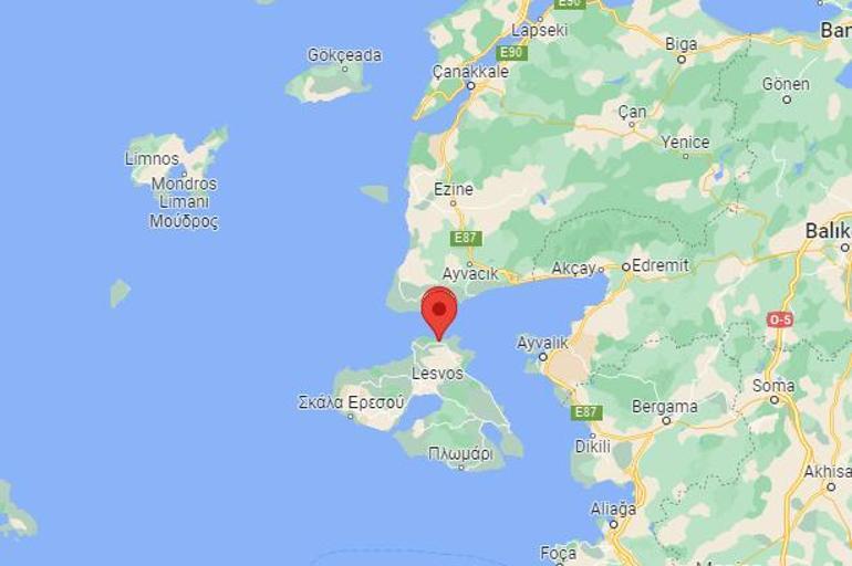 Ege Denizinde 5 büyüklüğünde deprem