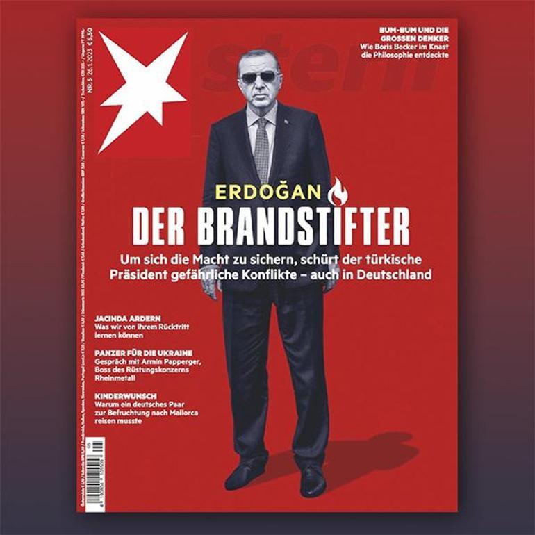 Stern, Alman dergisinin Erdoğan'ı hedef alan skandal kapak zincirine katıldı