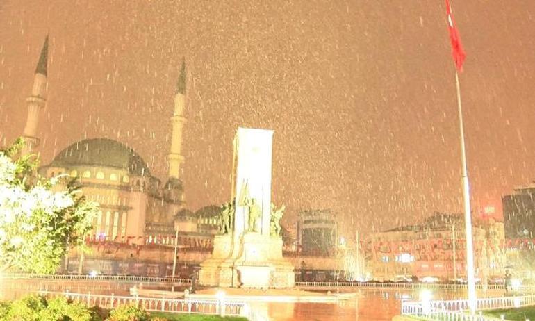 Showed the face of the snow show in Istanbul What will the weather be like today?