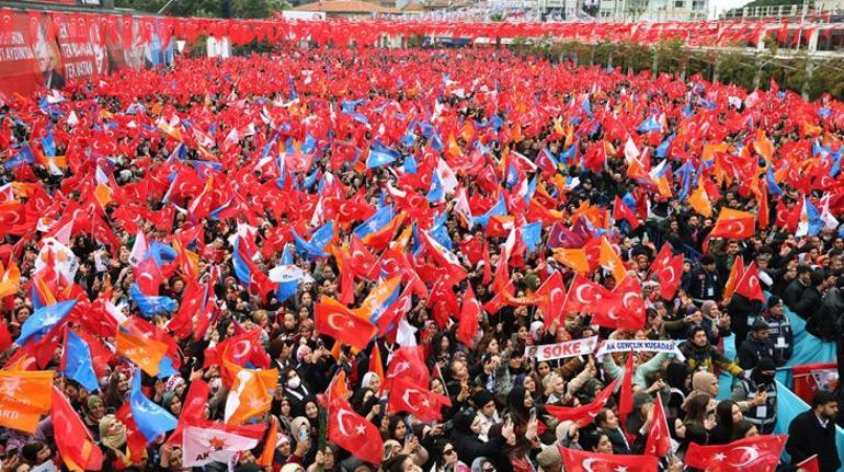 Cumhurbaşkanı Erdoğandan Aydında 14 Mayıs mesajı: Türkiyenin ayağına pranga vurmayı başaramayacaksınız