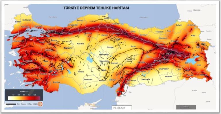 İstanbul Deprem Haritası: Fay Hattı Haritasına Göre İstanbul Riskli İlçeler Hangileri