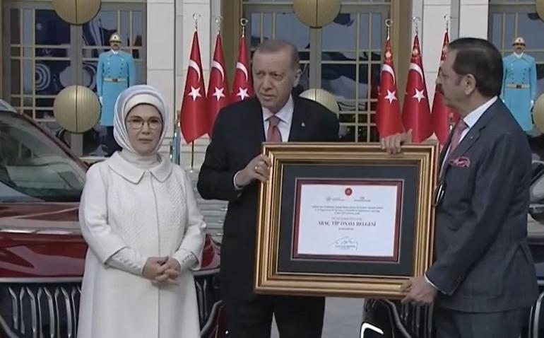Son dakika... TOGGda ilk teslimat Erdoğana Plaka detayı dikkat çekti