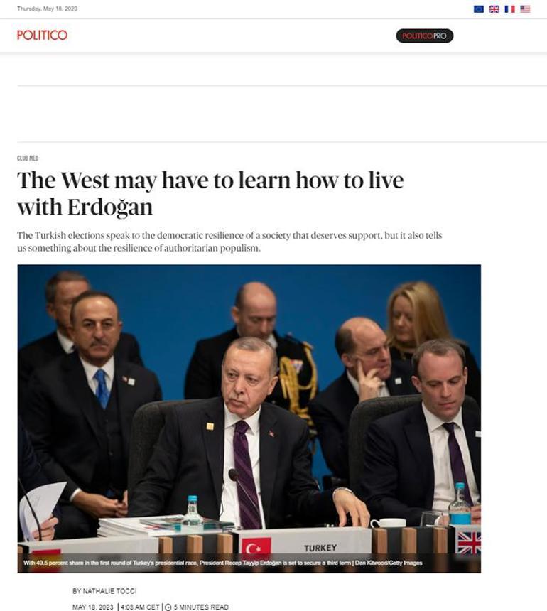 Batı medyasında ton değişti: Erdoğana diktatör demeyi bırakın