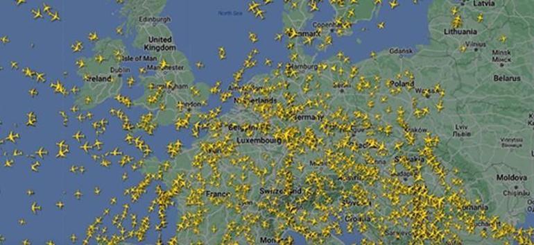 Son dakika... İngilterede bütün uçuşlar iptal edildi Avrupada kaos