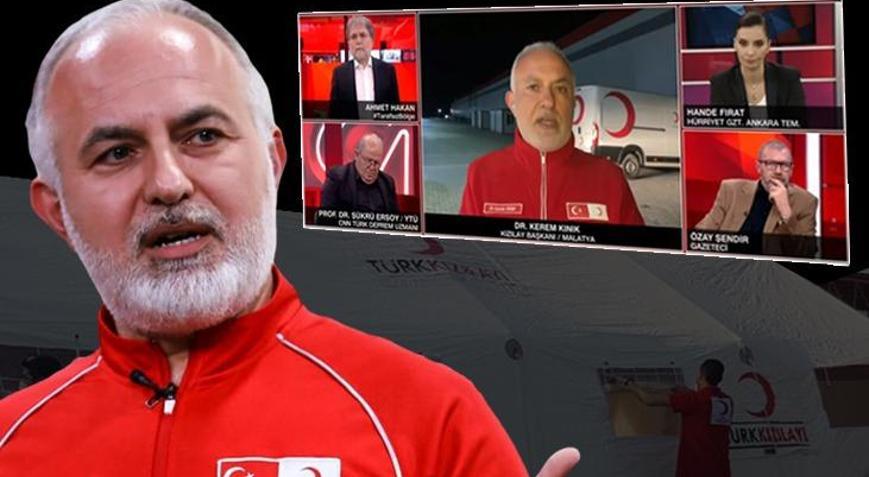 Kızılay Başkanı Kınık CNN Türkte açıkladı: Arkadaşlarımızın AHBAPa yaptığı işlemi eleştirdim